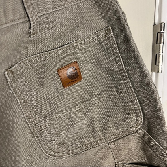 Carhartt Pants Adult 42x32 Carpenter Original Dungaree Fit Cotton B11 DES Mens - Picture 5 of 6